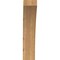Ekena Millwork 6"W x 16"D x 28"H Thorton Rough Sawn Knee Brace, Western Red Cedar BRC06X16X28THR00RWR - alternate 4